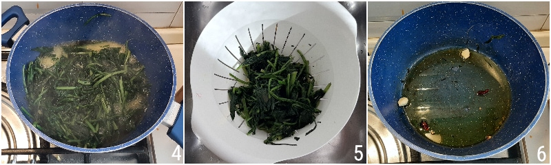 achicoria salteada a la romana receta original guarnición clásica romana achicoria salteada con ajo aceite y guindilla el chicco di mais 2 hervir