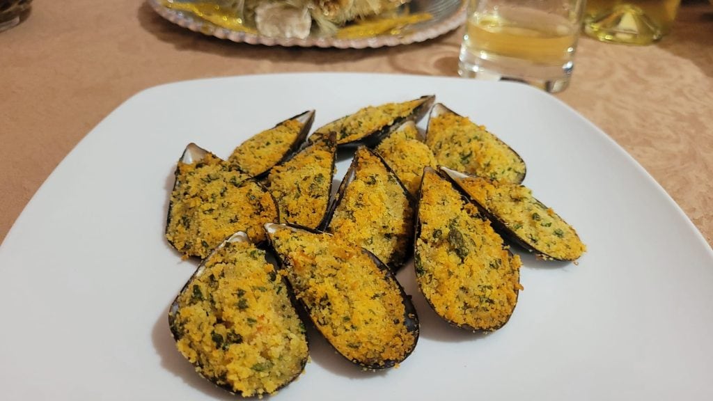 Mejillones gratinados en Freidora de Aire