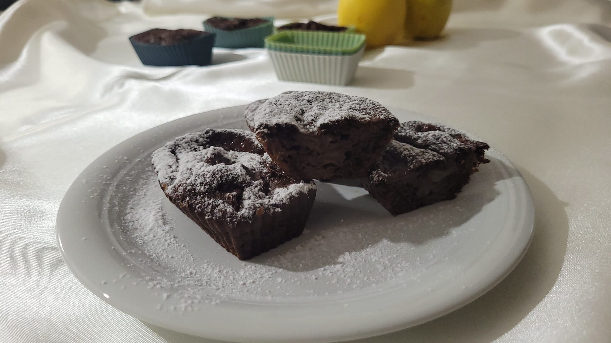 Mini Plumcake de Manzanas al Cacao