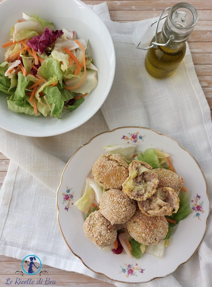 Albóndigas de Calabacín y Atún al horno