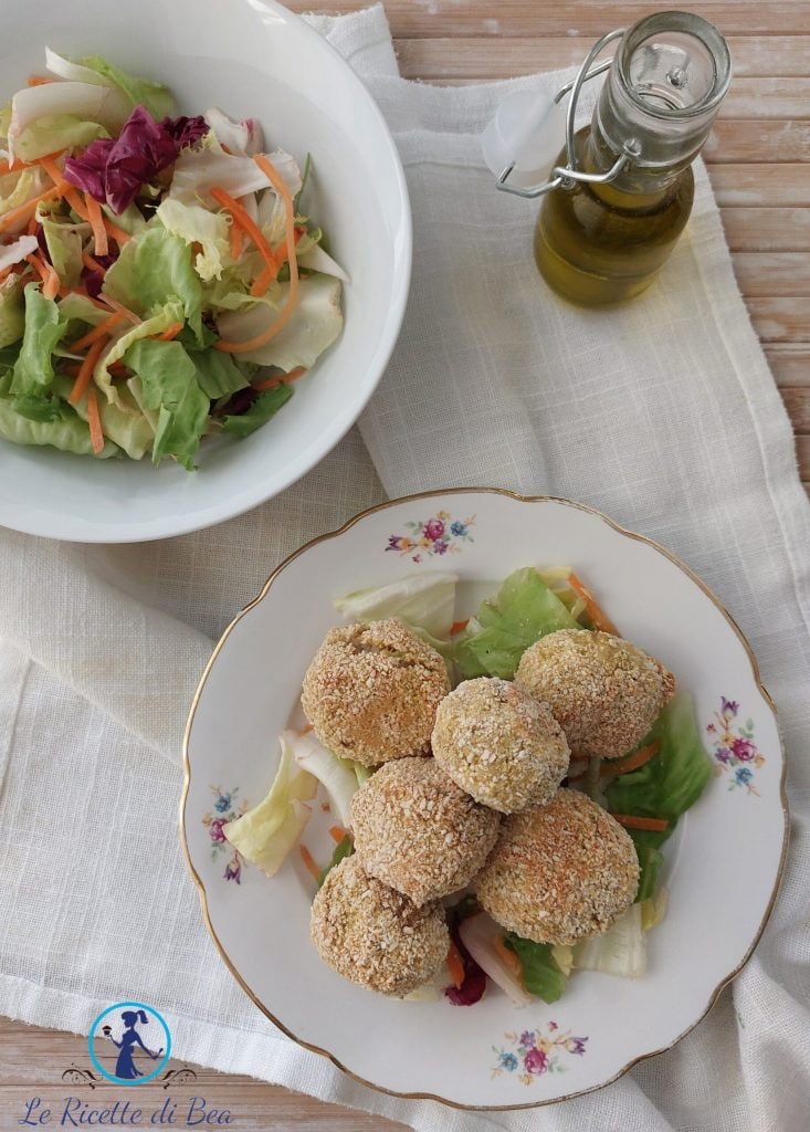 albóndigas con calabacines al horno