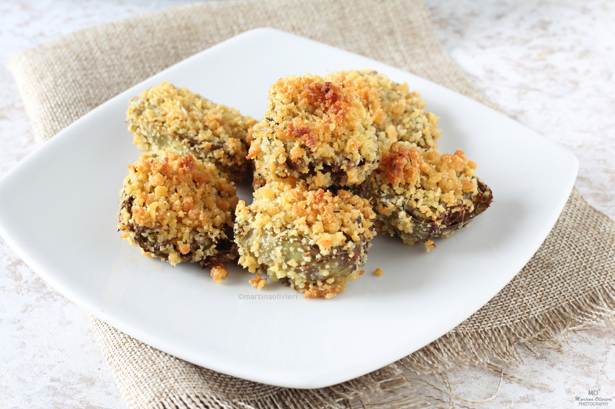 Alcachofas gratinadas