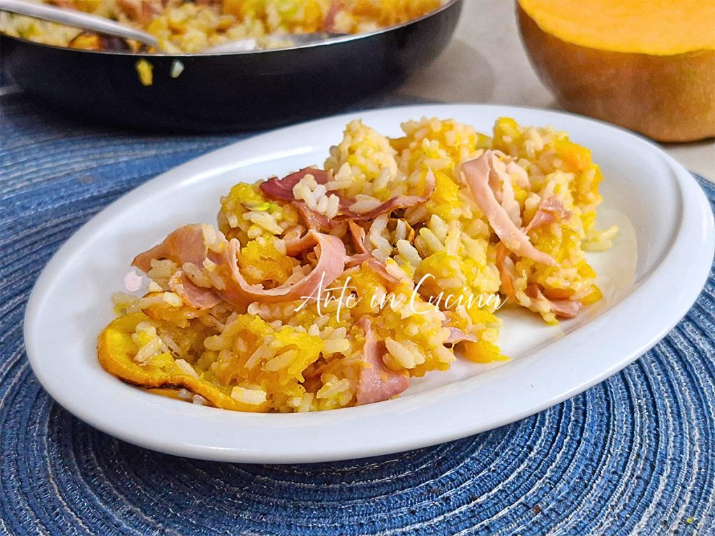 ARROZ con CALABAZA y CALABACINES