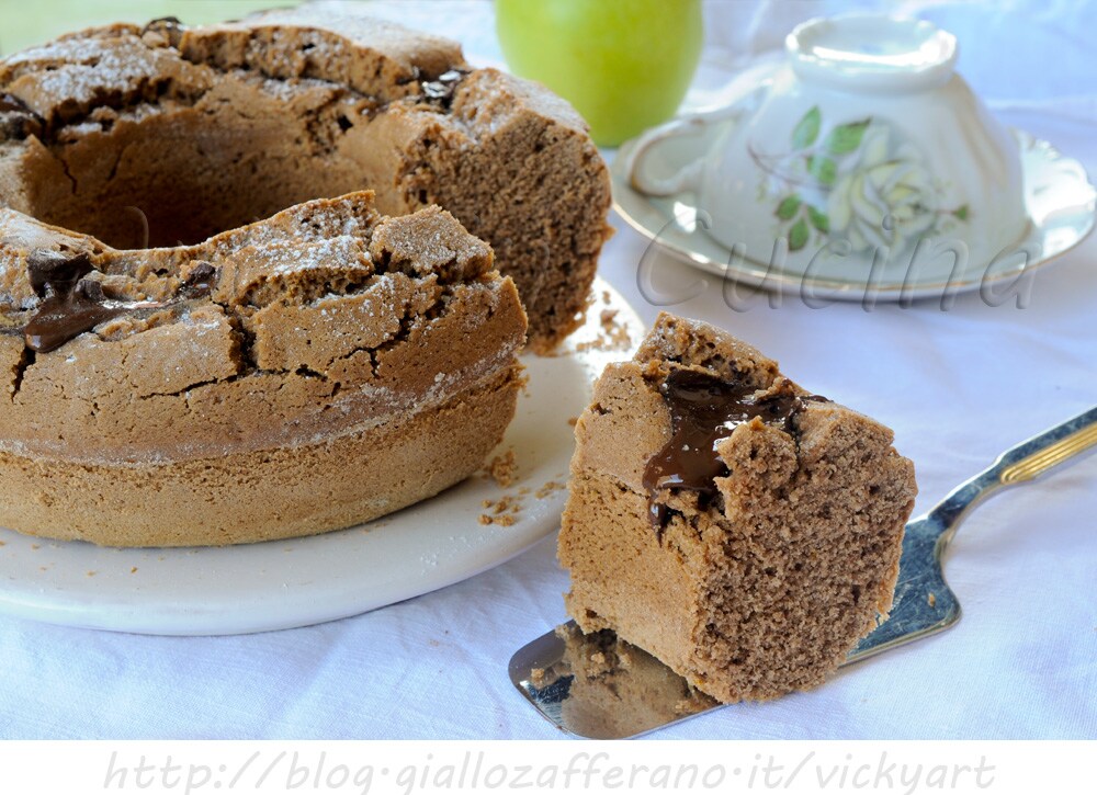 BIZCOCHO SIN GLUTEN de chocolate