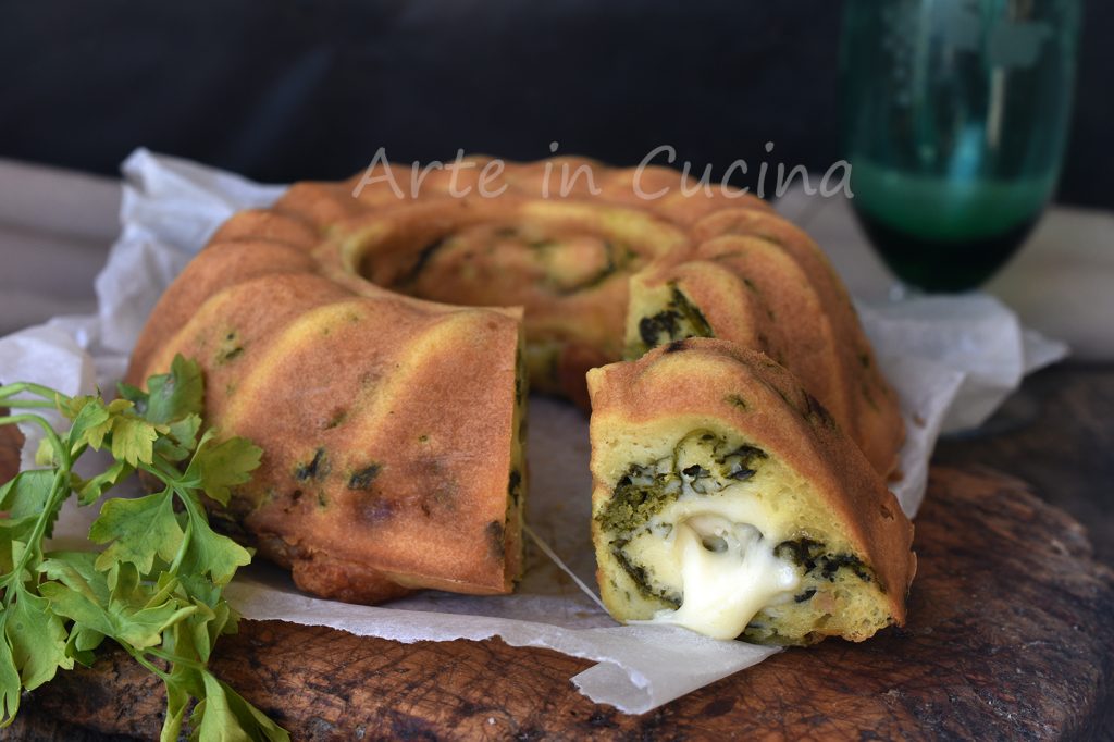 BIZCOCHO SALADO NAPOLITANO con salchichas y friarielli