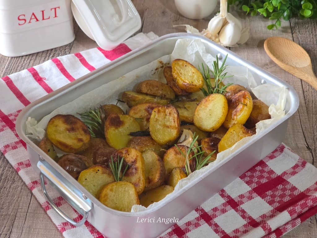 Patatas nuevas al romero