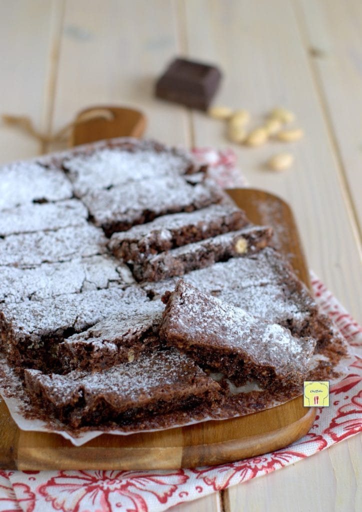 brownies de almendras y chocolate gp