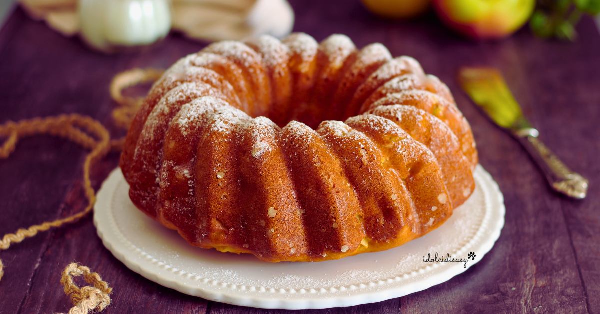Bundt cake de manzana y yogur (mi tarta de manzana esponjosa)