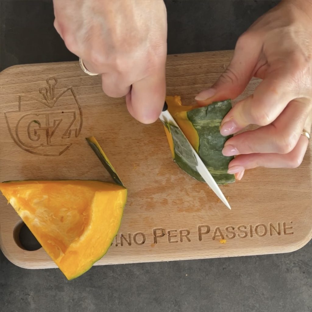 calabaza al horno con speck