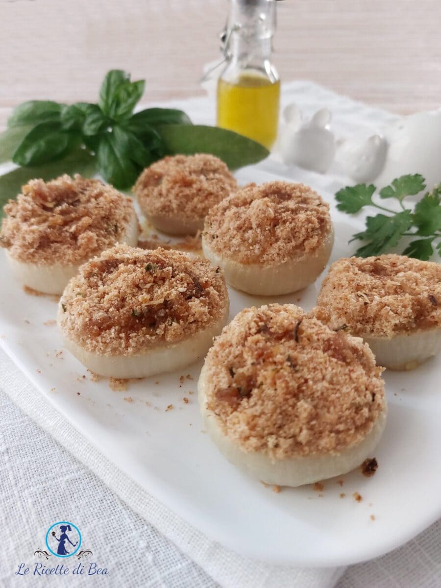 Cebollas al horno gratinadas