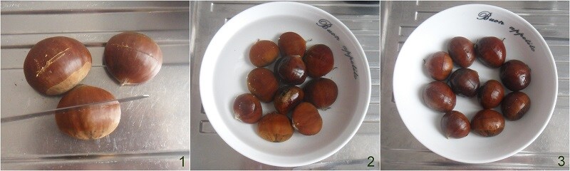 come cuocere le castagne al microonde ricetta il chicco di mais 2