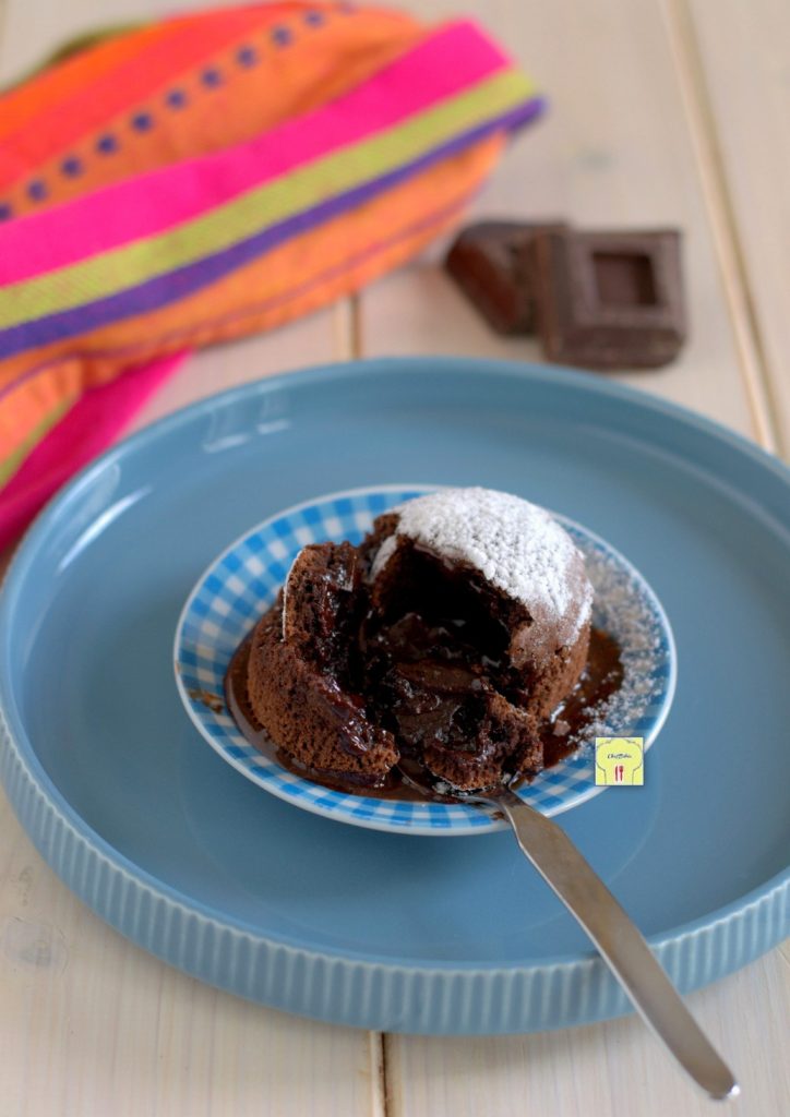 coulant de chocolate en freidora de aire gp