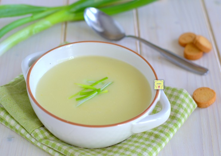 Crema de patatas y cebollinos