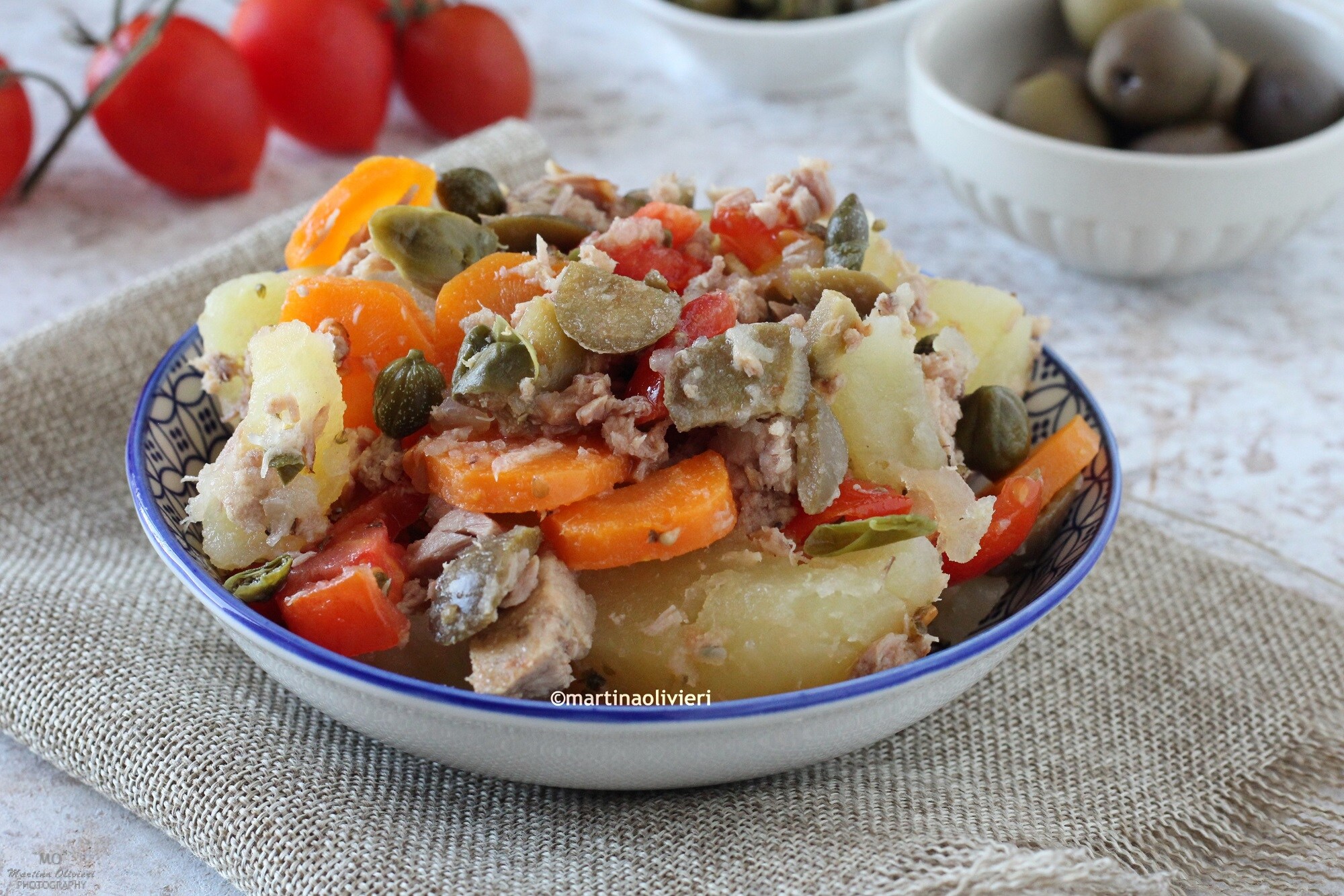 Ensalada de atún y patatas