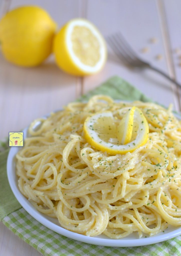 espaguetis al pesto de limones gp