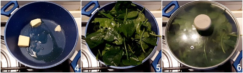 espinacas cremosas con mozzarella y parmesano en sartén receta espinacas sabrosas para hacer que los niños coman el grano de maíz 2 cocer espinacas en sartén