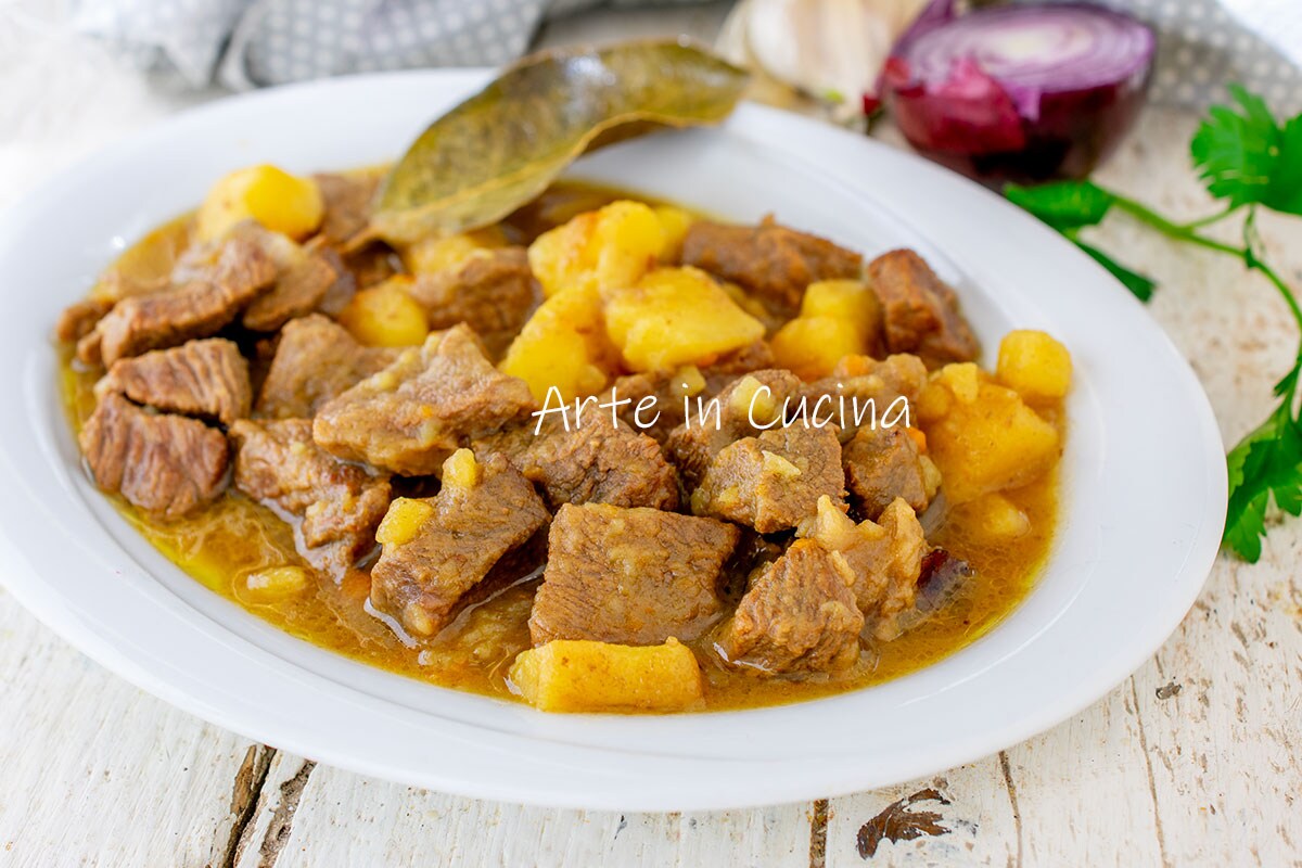 Estofado de cerveza con patatas