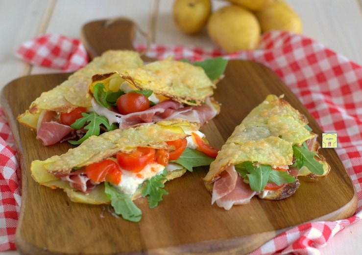 Falsa piadina de patatas