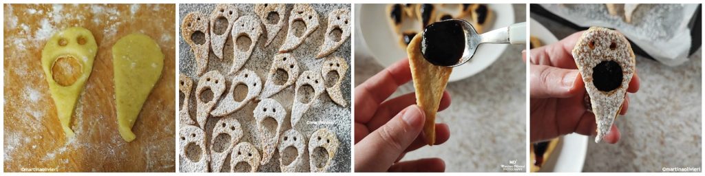 Galletas fantasmas de Halloween