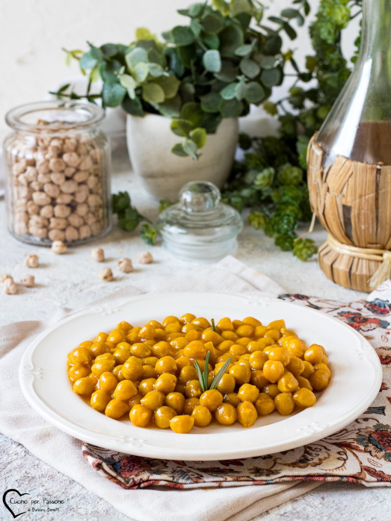 garbanzos al azafrán