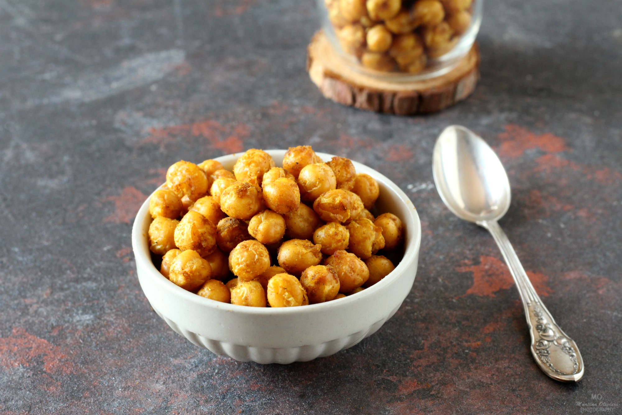 Garbanzos crujientes y especiados