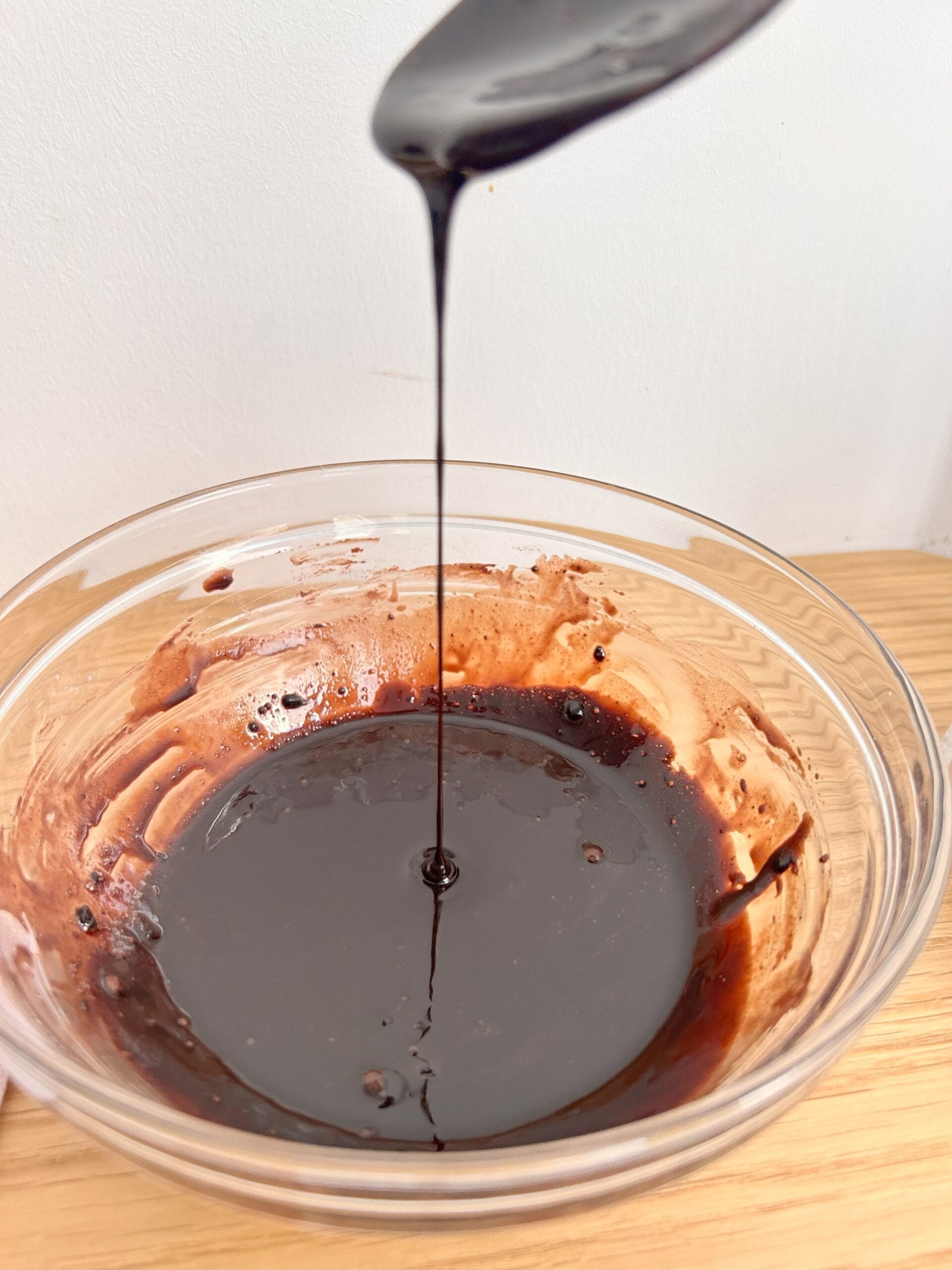 Glaseado de agua con cacao