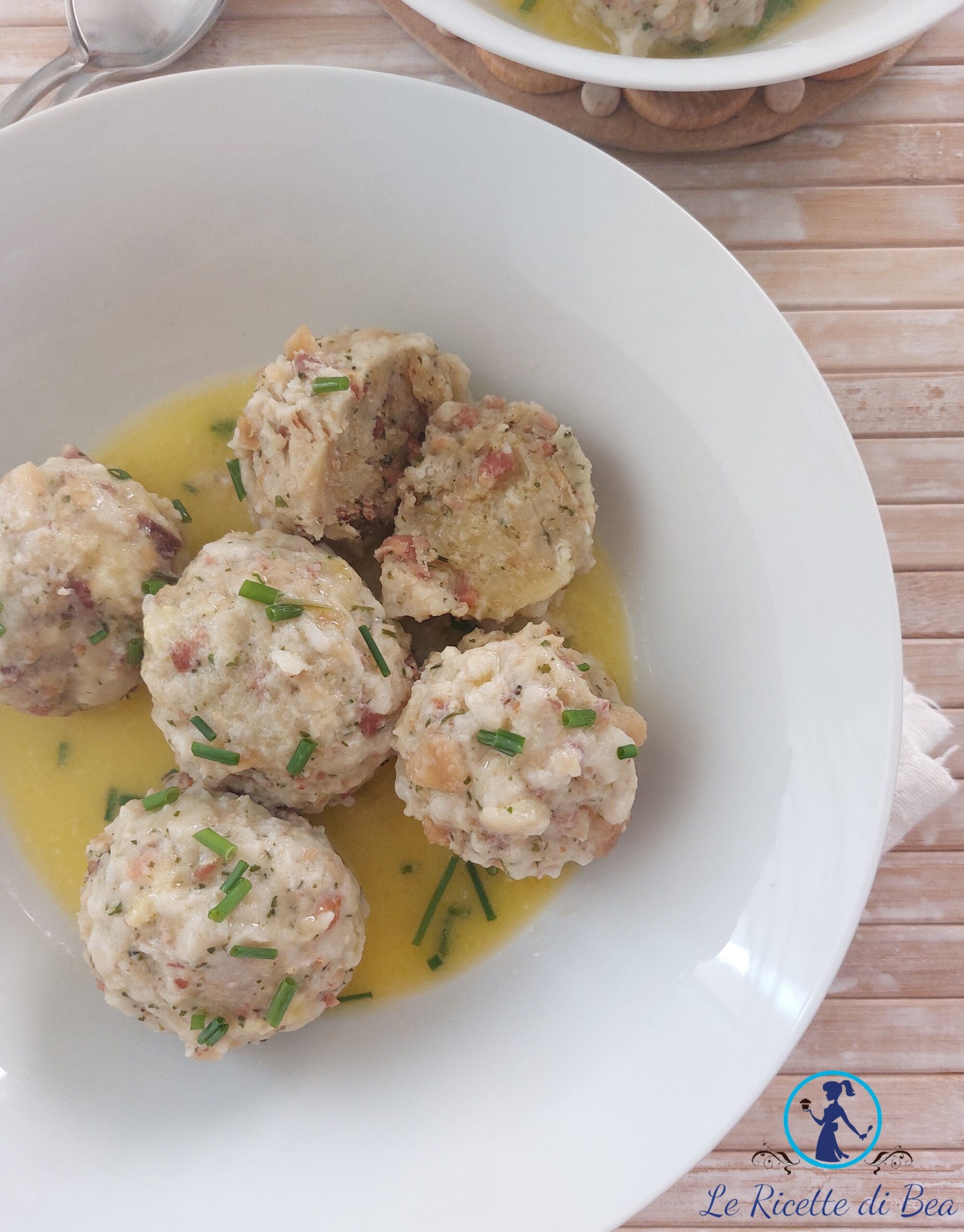 Canederli de speck receta de Trentino