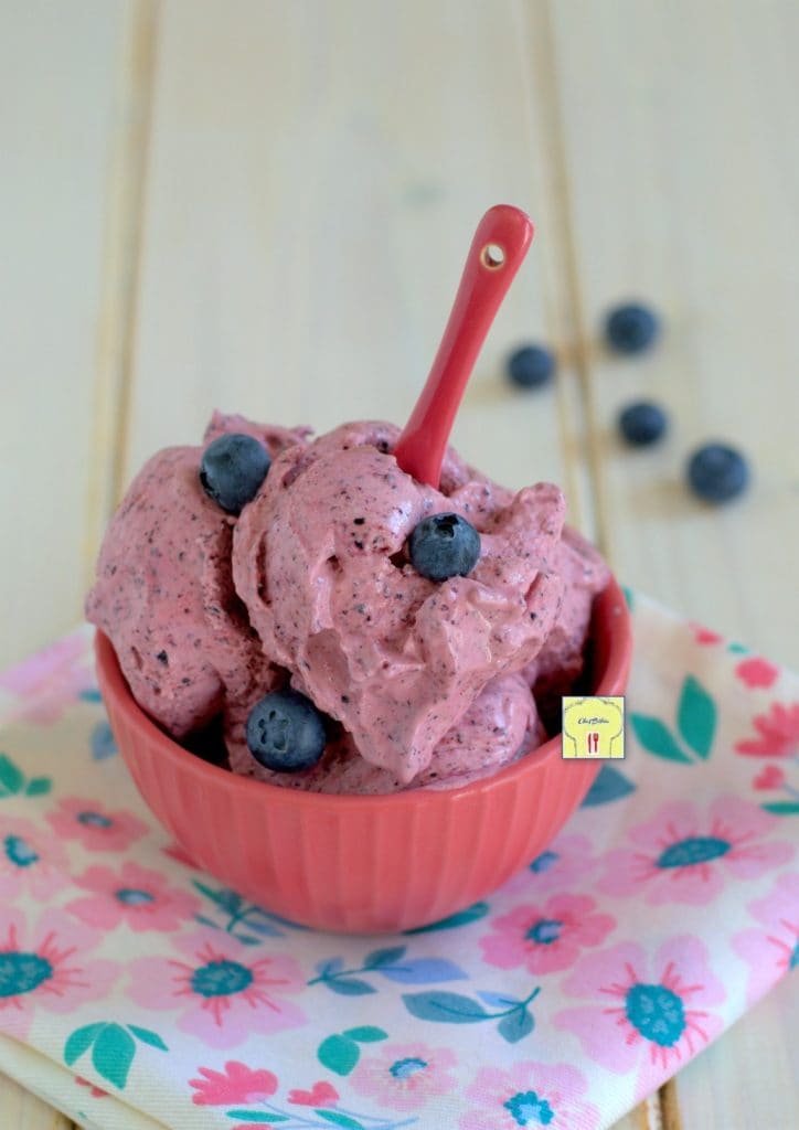 helado casero de arándanos gp