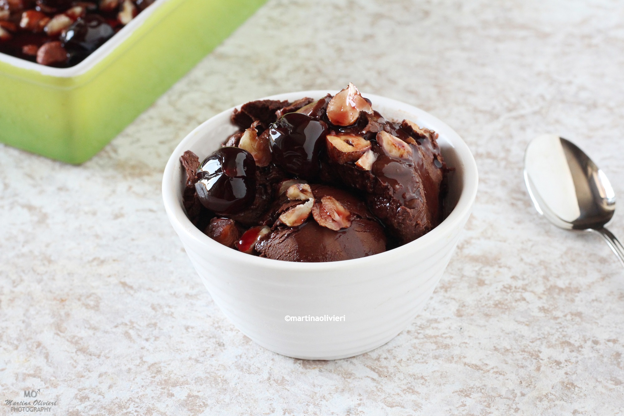 Helado de chocolate y leche de coco – Sin heladera