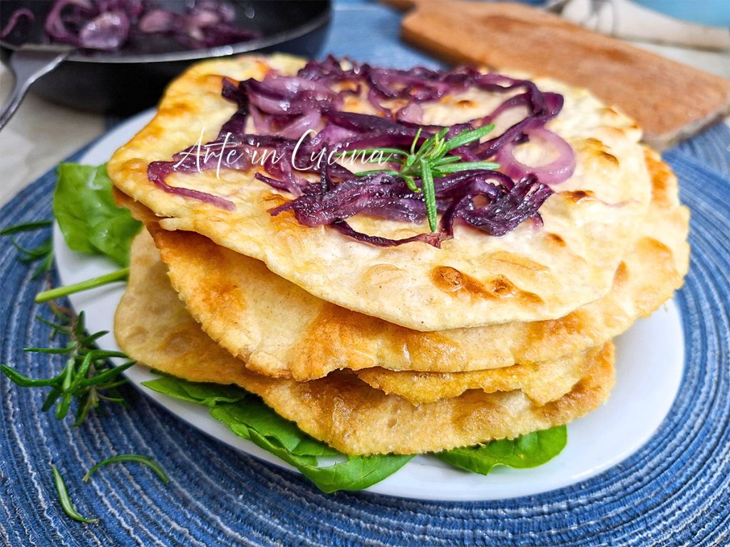 HOJUELAS de PAN con CEBOLLAS