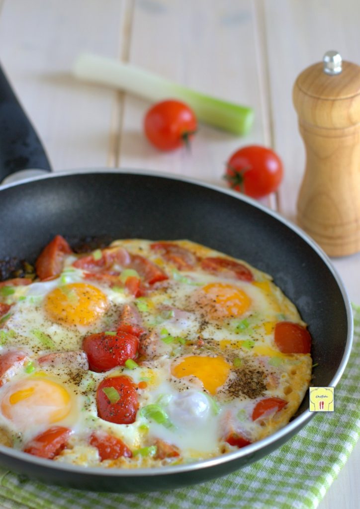 huevos, tomates y queso gp