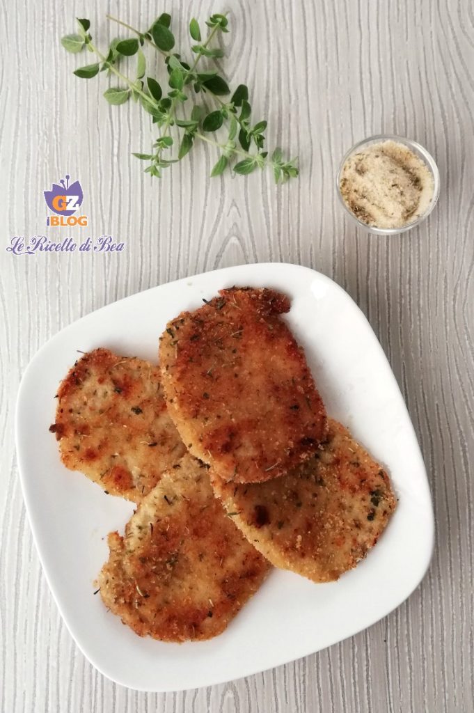 Lomo con empanado de hierbas al horno