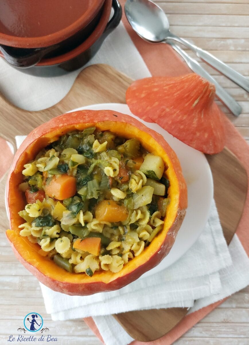 Minestrón de verduras con calabaza