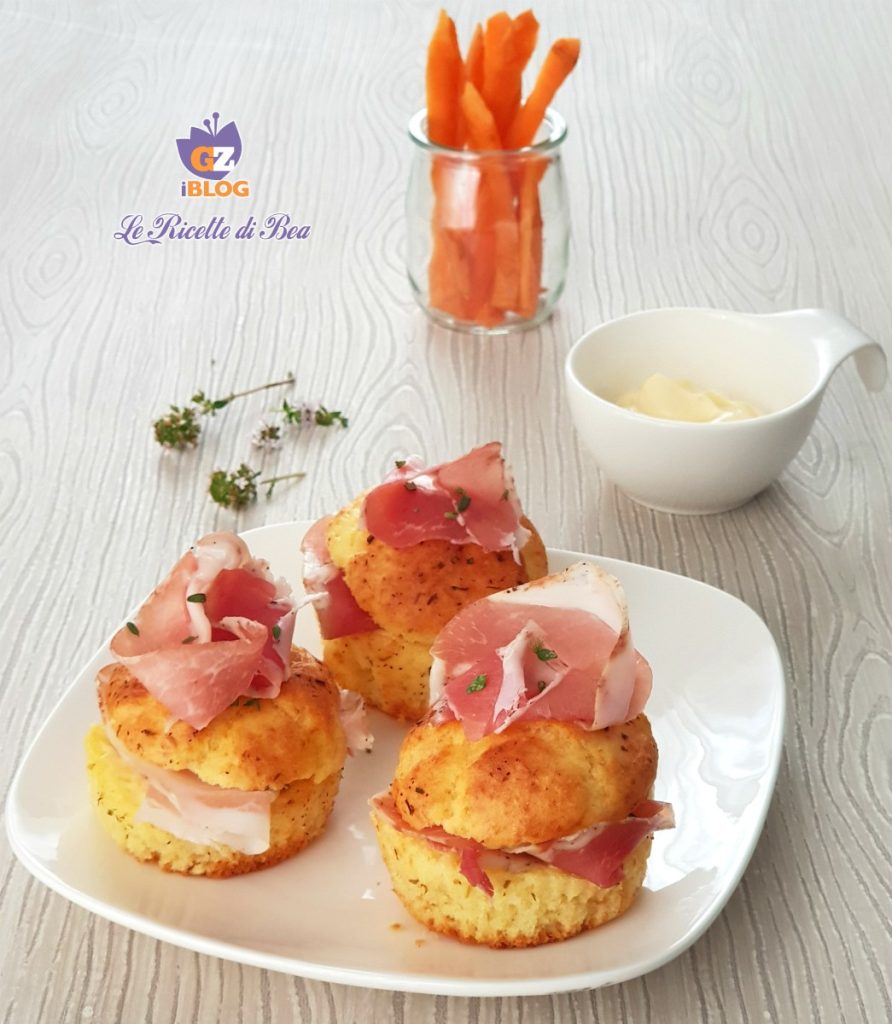 Muffin con Bacon y Queso