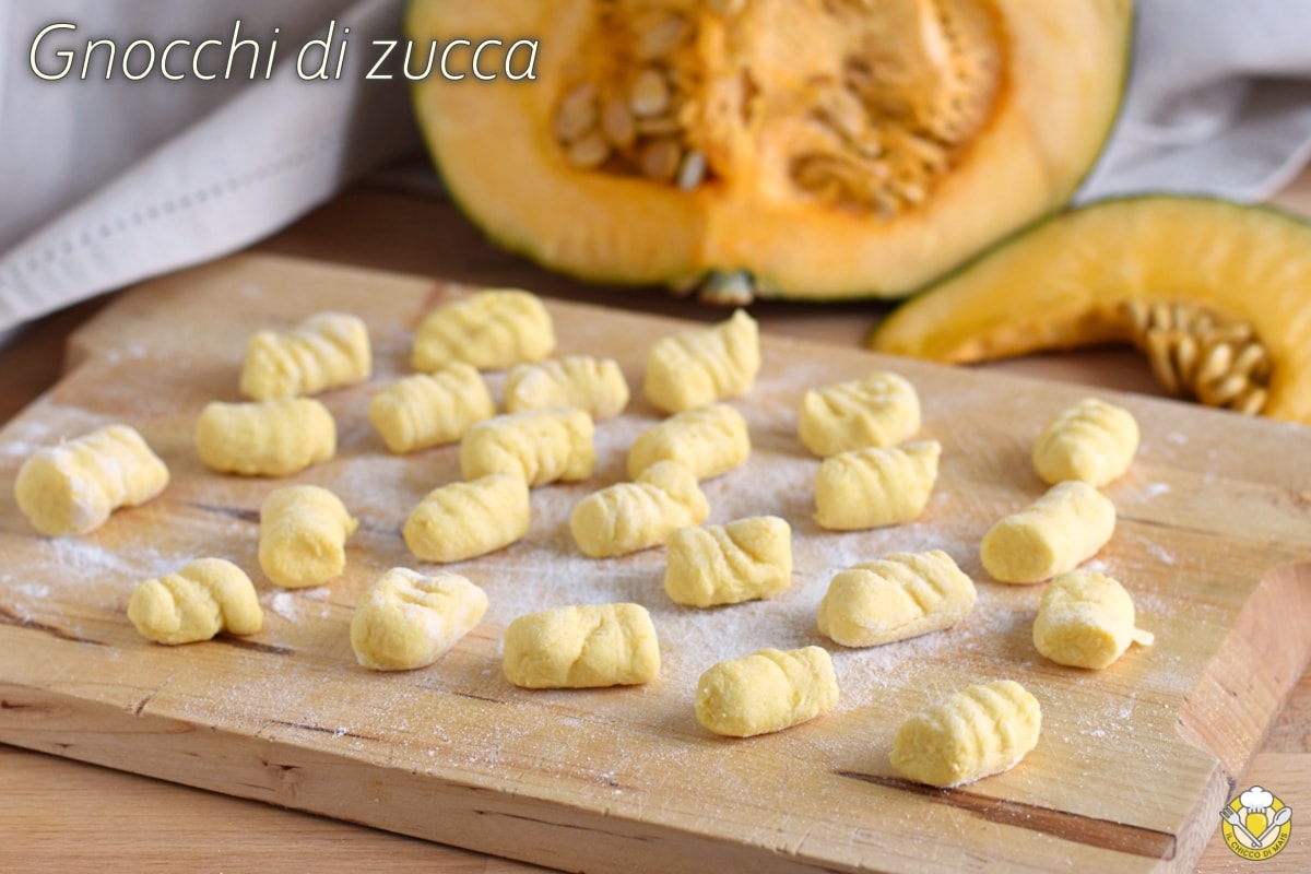 Ñoquis de calabaza sin patatas