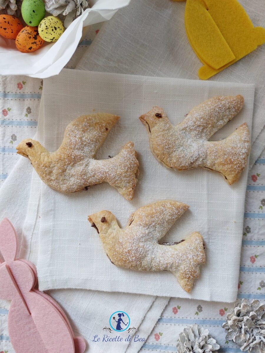 Palomas de Hojaldre Rellenas