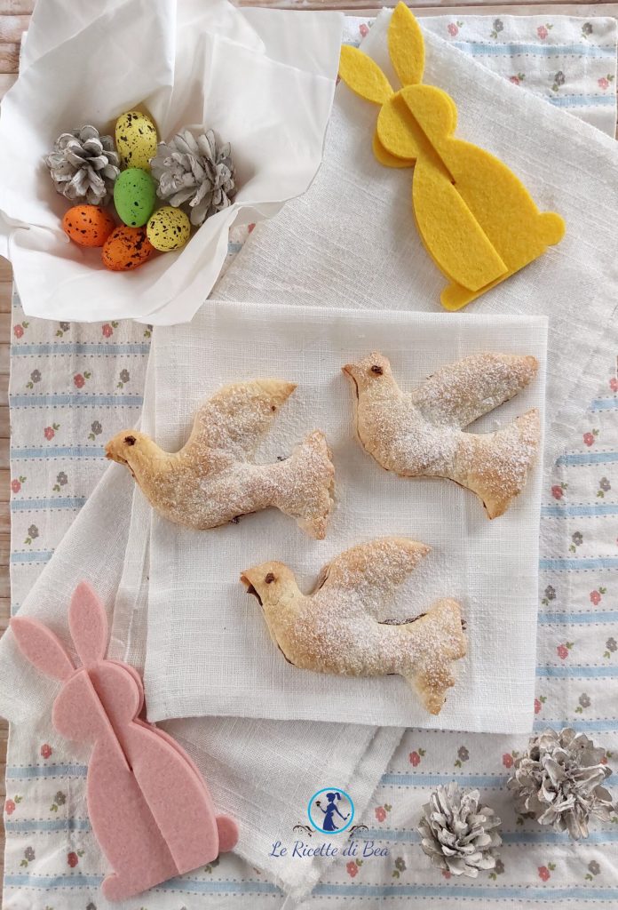 palomitas de pascua con hojaldre