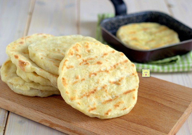 Pan cocido en sartén