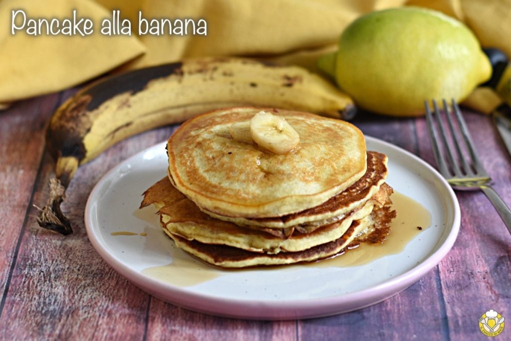 pancakes de plátano sin azúcar receta fácil para usar plátanos maduros sin gluten el chicco di mais