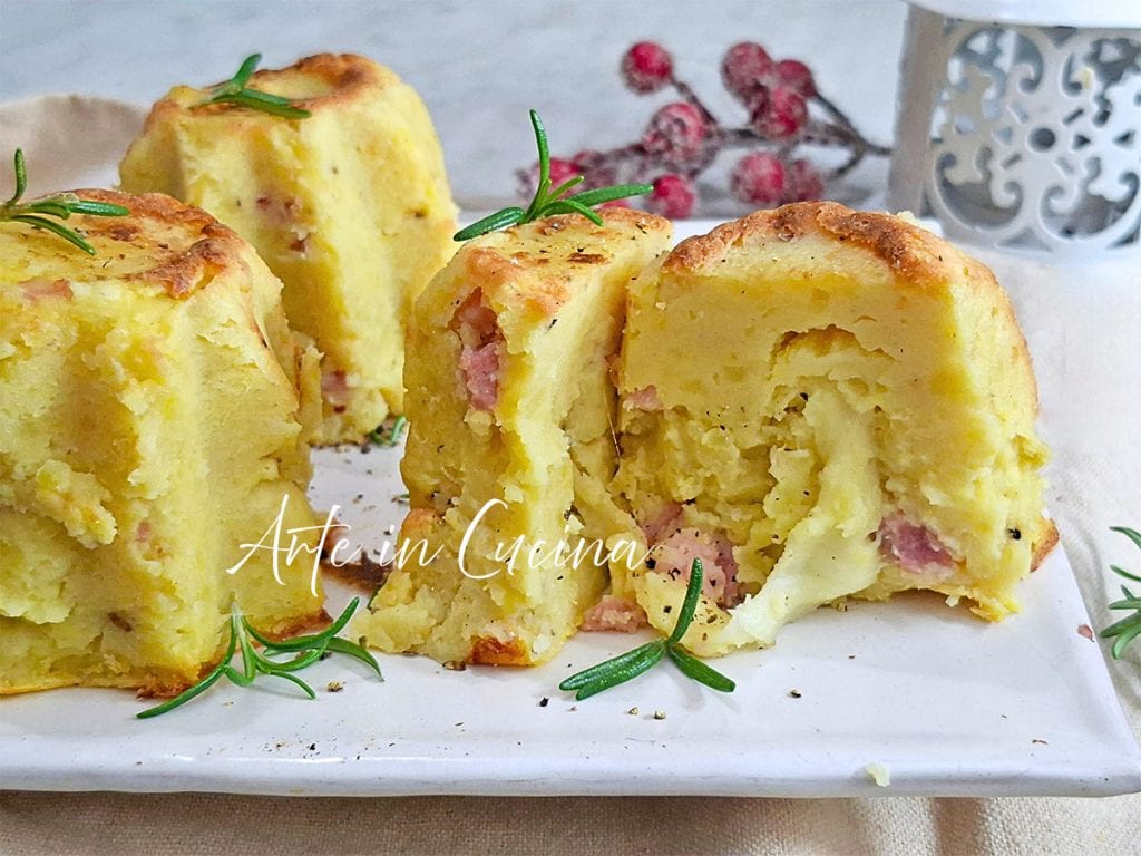 PANDORINI de PATATA bacon y provola