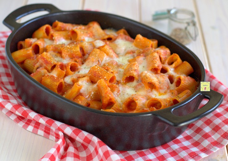 Pasta al horno a la pizzaiola