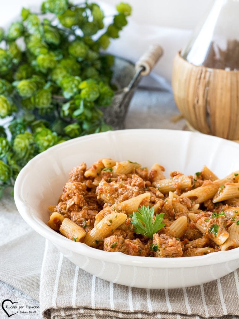 pasta atún y tomates secos