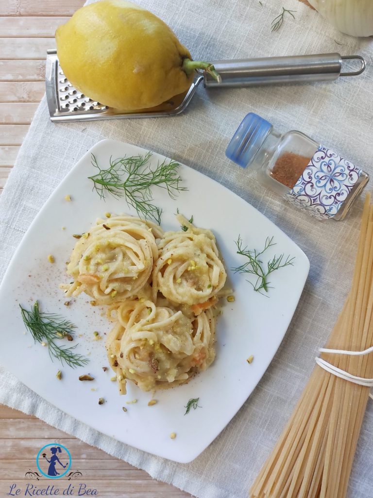 receta de pasta con crema de hinojo