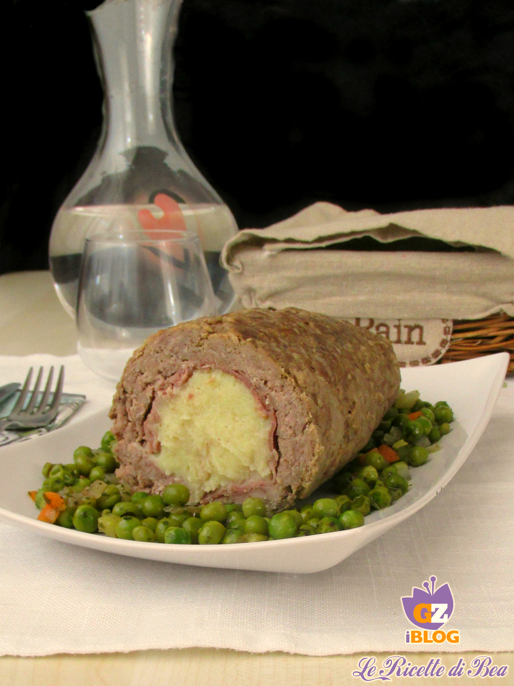 Pastel de carne con puré de patatas