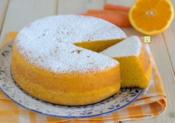 Pastel de zanahoria en freidora de aire