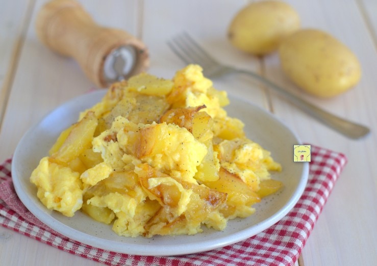 Patatas revueltas a la siciliana