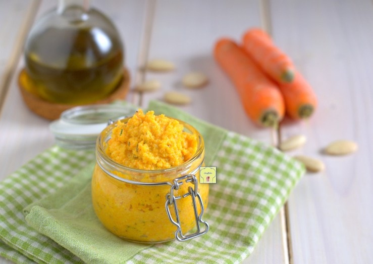 Pesto de zanahorias