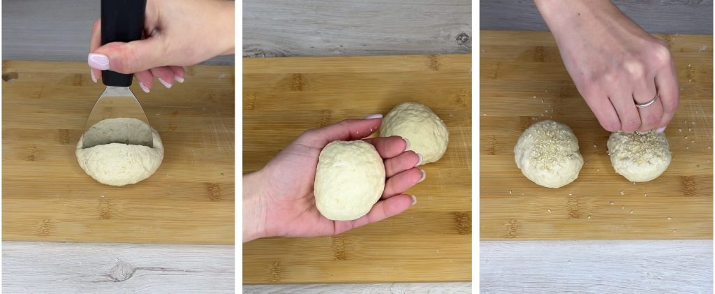 Panecillos sin levadura en freidora de aire