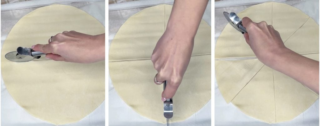 Croissants salados en freidora de aire