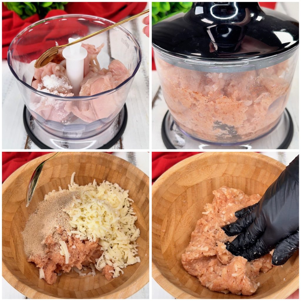 Donuts de pollo en freidora de aire